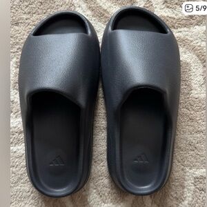 Adidas Dark Gray Slide Sandals